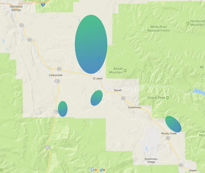 Roaring Fork Valley Coverage Map Pathfinder